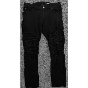 Moto Biker Jeans